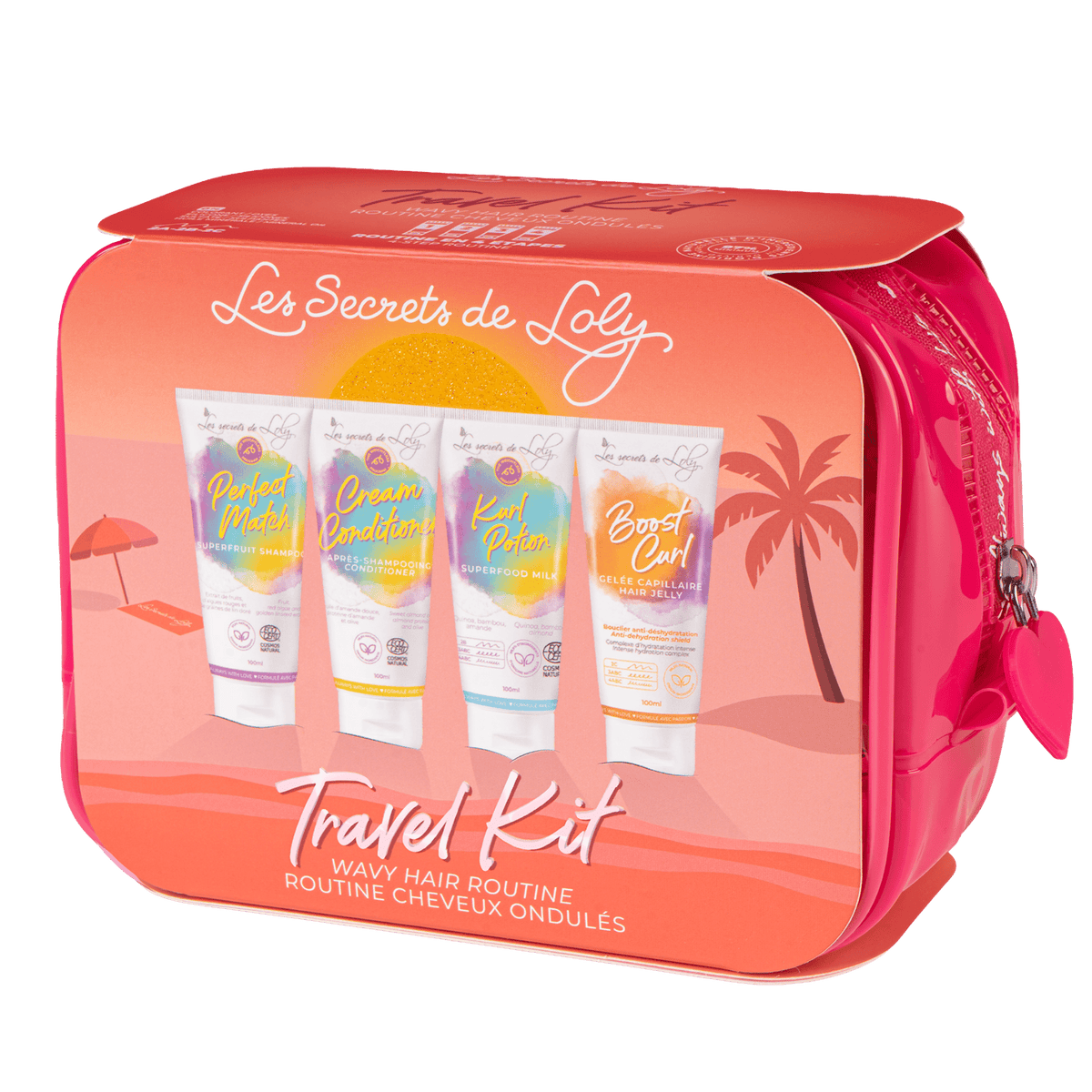 Trousse de Voyage Cheveux Ondulés