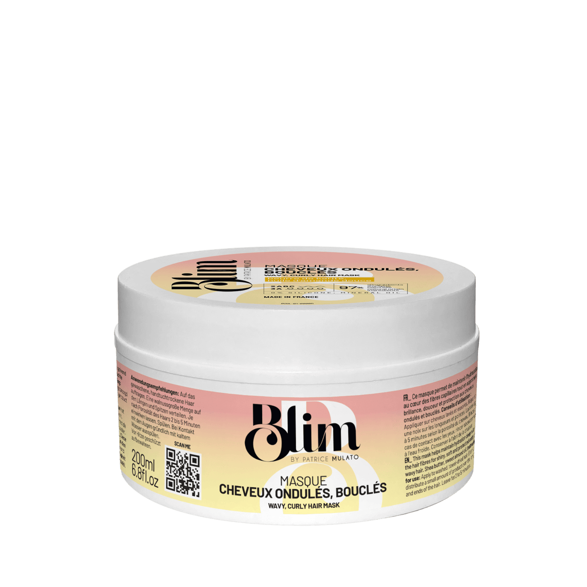 Masque Cheveux Ondulés/Bouclés Blim