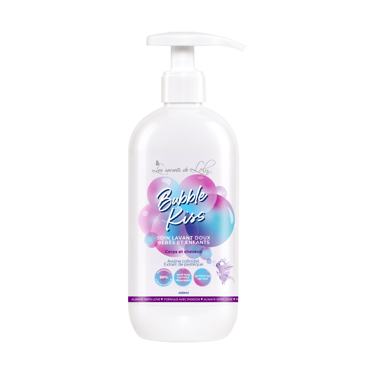 Nettoyant Cheveux Enfant Bubble Kiss